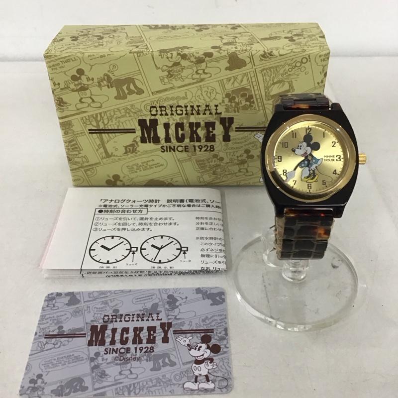 Disney ディズニー アナログ（クォーツ式） 腕時計 Watch Analog (Quartz) べっ甲柄 ミニー ウォッチ Minnie 腕時計 TOR-MNY-02GD【USED】【古着】【中古】10145097