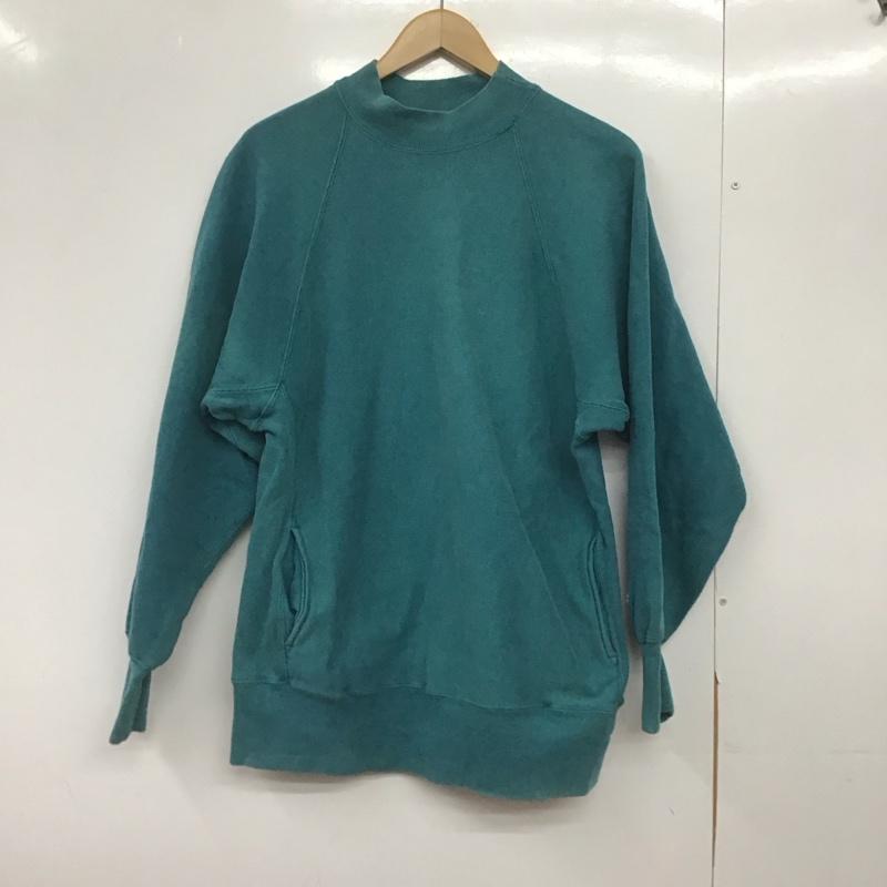Champion はやりっ児 長袖 調教師 Sweat, Sweatshirt 長袖調教師 流汗 モックネック ティーシャツ 90s usa製【USED】【古着】【中古】10145310 スウェット・トレーナー-トップス-メンズファッション