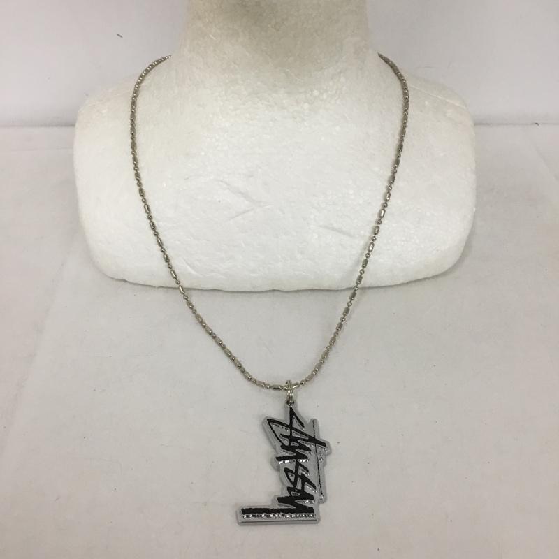 STUSSY アルファベットペンダント トップ　シルバー ステューシー 楽天市場】STUSSY ステューシー 00s シルバー スカル ネックレス