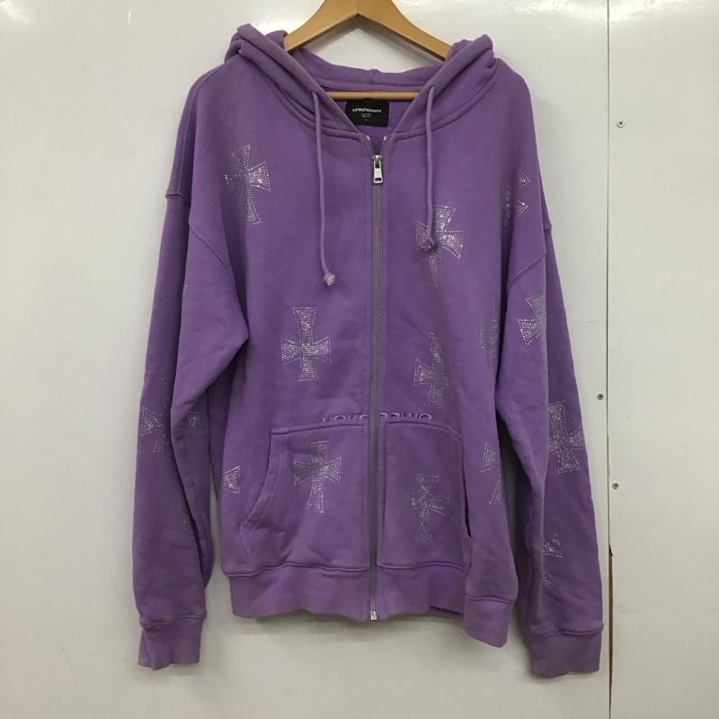 Unknown アンノン 長袖 パーカー Hooded Sweatshirt, Hoodie 長袖パーカー ジップアップパーカー スウェット【USED】【古着】【中古】10147024