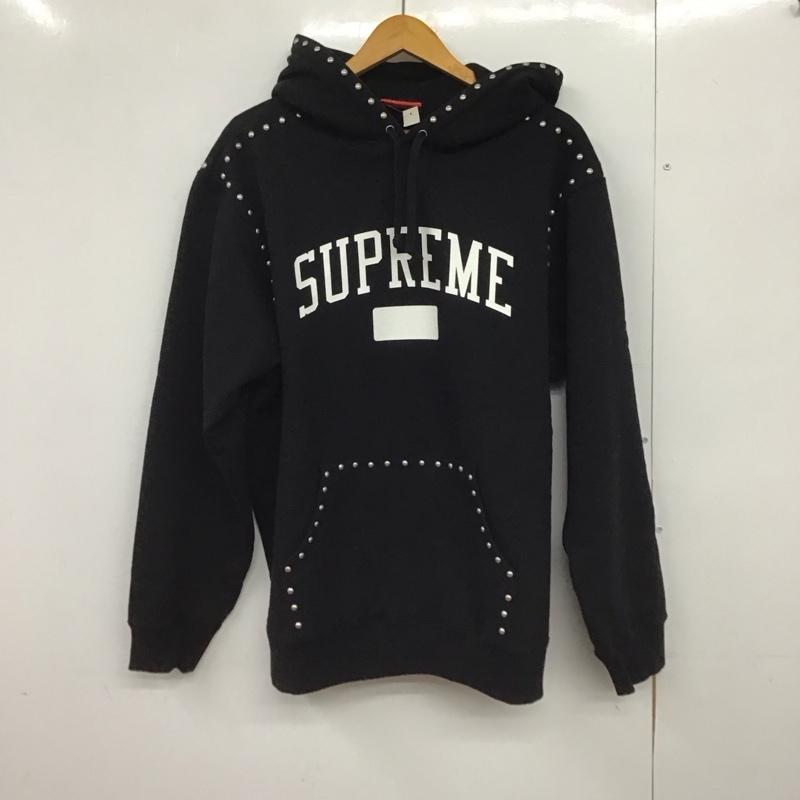 Supreme シュプリーム 長袖 パーカー Hooded Sweatshirt, Hoodie 18AW StuddedHoodedSweatshirt ティーシャツパーカー【USED】【古着】【中古】10147555