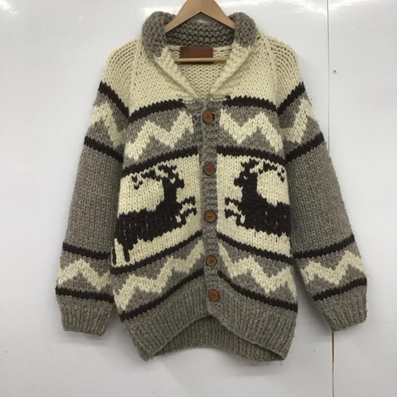 USED 古着 長袖 カーディガン Cardigan 長袖カーディガン ニットカーデガン 前開き フロントボタン【USED】【古着】【中古】10148225