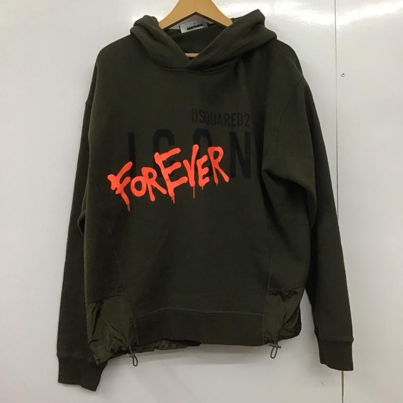 DSQUARED2 ディースクエアード 長袖 パーカー Hooded Sweatshirt, Hoodie 長袖パーカー プルオーバーパーカー スウェット【USED】【古着】【中古】10148758
