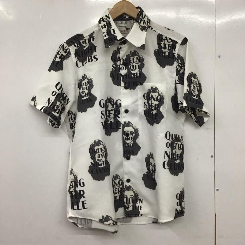 GANGSTERVILLE ギャングスタービル 半袖 シャツ、ブラウス Shirt, Blouse 半袖シャツ プリントシャツ ポケットシャツ【USED】【古着】【中古】10148803
