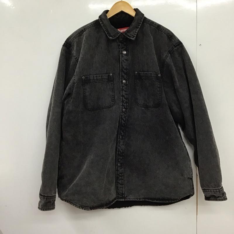 Supreme シュプリーム 長袖 シャツ、ブラウス Shirt, Blouse ShearlingLinedDenimWorkShirt デニムシャツ【USED】【古着】【中古】10149547