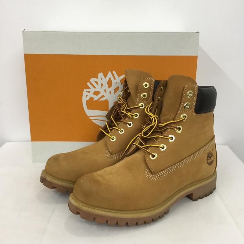 Timberland ティンバーランド ショートブーツ ブーツ Boots Short Boots 10061 6インチ プレミアム ウォータープルーフブーツ 8.5W 箱有【USED】【古着】【中古】10149847