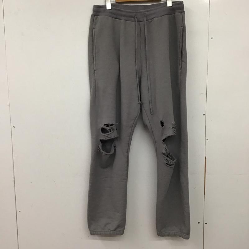 JUN NAKAYAMA ジュンナカヤマ 細工物ズボン下、ペインターパンツ ズボン下 Pants, Trousers Work Pants, Cargo Pants, Painter\u0027s Pants jn-fw23-c002 23AW DISTRESSEDSWEATPANTS【USED】【古着】【中古】10150089