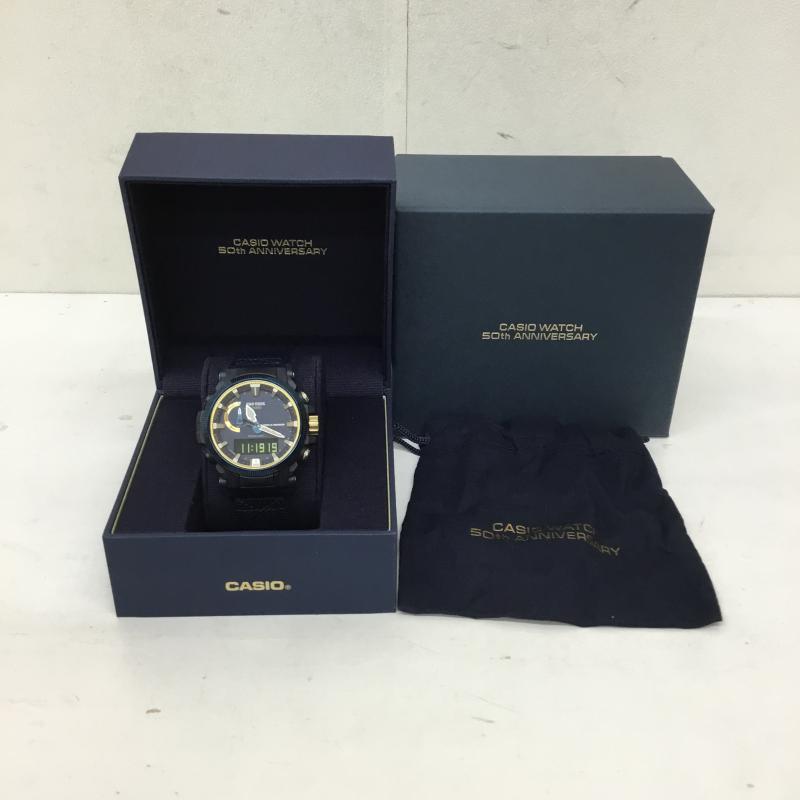 CASIO カシオ デジタル 腕時計 Watch Digital PRW-61SS-2JR CASIO WATCH 50TH ANNIVERSARY【USED】【古着】【中古】10150362