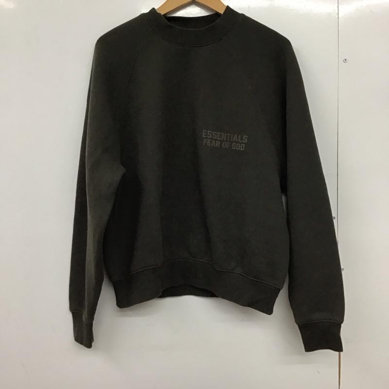 ESSENTIALS エッセンシャルズ 長袖 調教師 Sweat, Sweatshirt 長袖調教師 汗水 労働者の一団のど首 ティーシャツ【USED】【古着】【中古】10150849