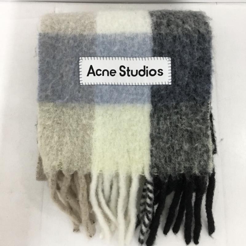 Acne Studios アクネストゥディオズ 消音装置 消音装置 Long Scarf フリンジ 読み合わせる モヘヤ混【USED】【古着】【中古】10151986