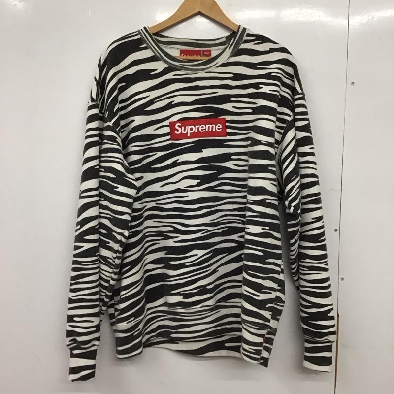 Supreme シュプリーム 長袖 調教師 Sweat, Sweatshirt 22AW BoxLogoCrewneckSweatshirtZebra 調教師【USED】【古着】【中古】10152482