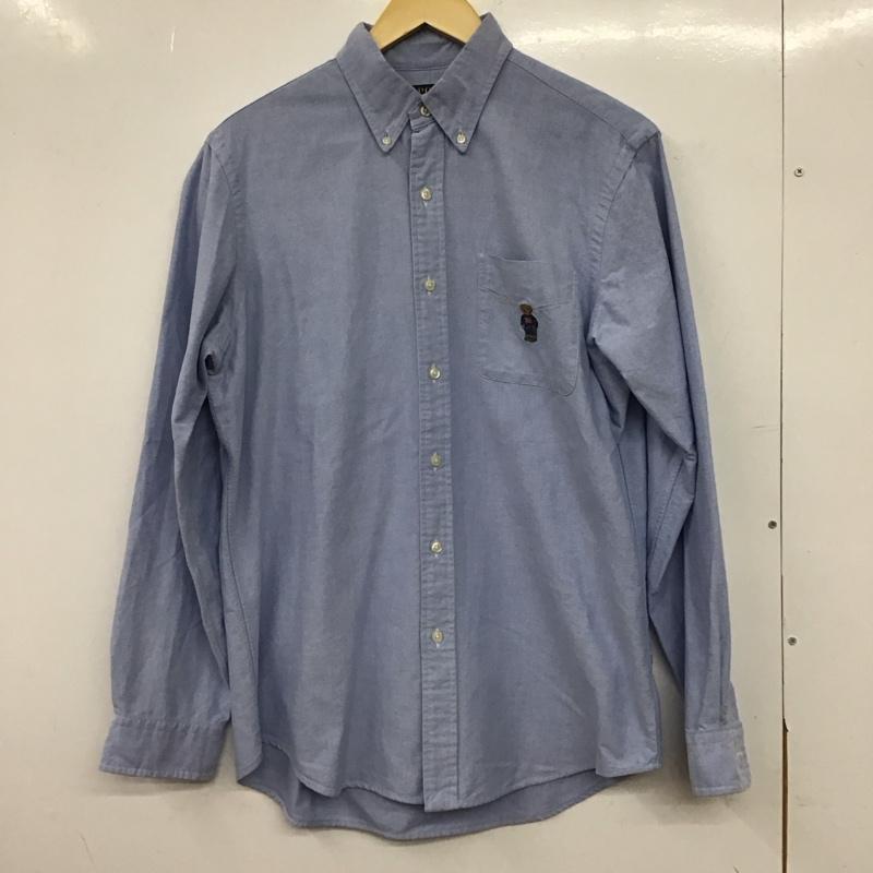 POLO RALPH LAUREN ポロラルフローレン 長袖 プルオーバー、トップ Shirt, Blouse 長袖プルオーバー 無地プルオーバー 色つやプルオーバー ボタンダウンシャツ【USED】【古着】【中古】10153203