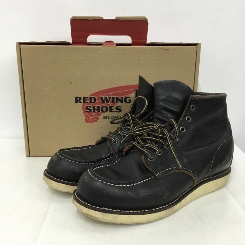 RED WING レッドウィング ショートブーツ ブーツ Boots Short Boots 8849 6-inch Classic Moc ブラックプレーリー 8.5D 箱有【USED】【古着】【中古】10153362｜クラシカ