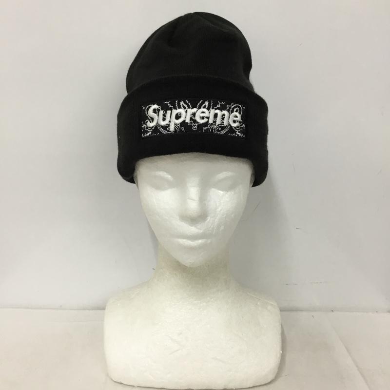 Supreme シュプリーム 編み物帽 鳥打ち帽 Knit Cap、Knit Hat, Beanie NEW ERA 19AW 19FW Bandana Box Logo Beanie【USED】【古着】【中古】10153378