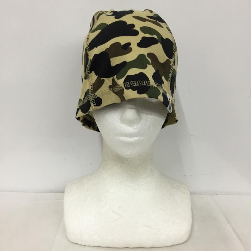 A BATHING APE アベイシングエイプ 編み物帽 鳥打ち帽 Knit Cap、Knit Hat, Beanie すべり出し 綿織物 綿【USED】【古着】【中古】10153380