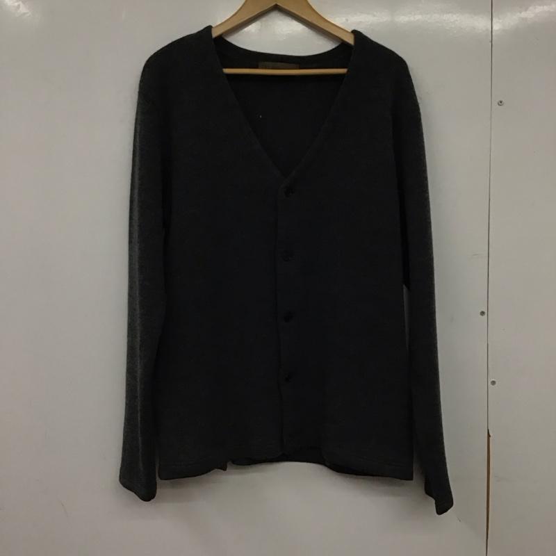 Y\u0027s for men ワイズフォーメン 長袖 ジレー Cardigan 長袖ジレー ニットカーデガン 向こう正面名取り草【USED】【古着】【中古】10153731