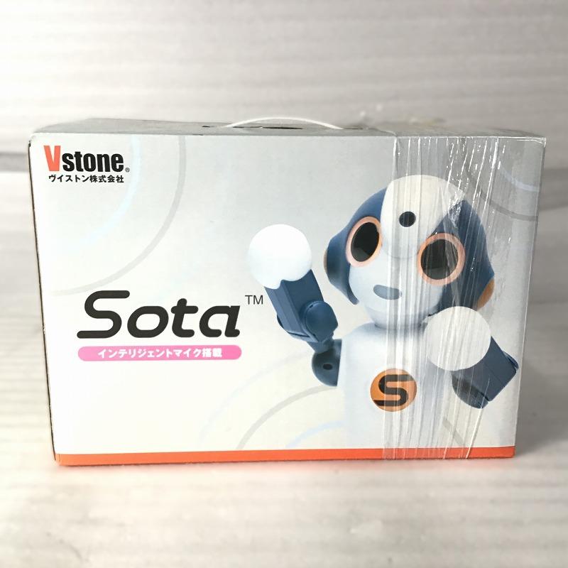 【未開封・中古品】 ヴイストン / Vstone Sota 交通自動人形 VS-ST001-LB 賢しいマイクロホン積み上げる 30019858 30019858 足し加える8親しさ度(上半身1軸、腕2軸x2、首3軸) 約800g Intel(R) Edison ACアダプター(12V 4A)