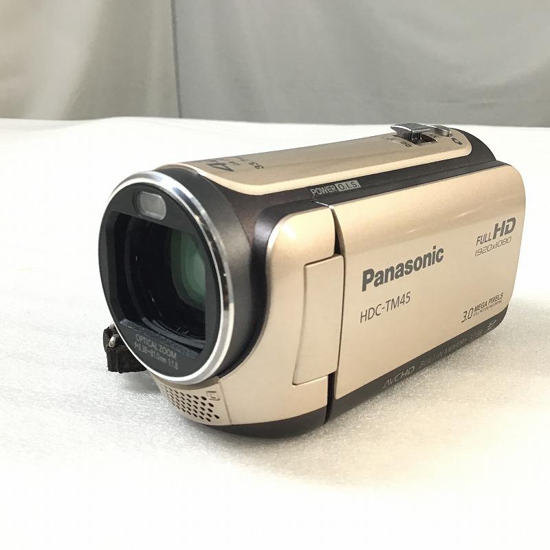 【中古品】 パナソニック / Panasonic デジタルハイビジョンビデオカメラ HDC-TM45 2.7型ワイド液晶モニター 2011年製 130万画素 内蔵メモリー (32GB) キャメルベージュ 30019863 30019863 2011年製 130万画素 193g キャメルベージュ｜クラシカ