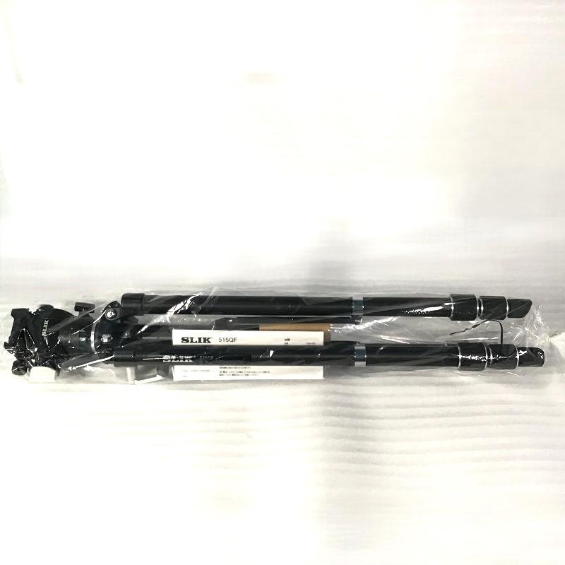 【未使用中古品】 SLIK 三脚 515QF プロ仕様中型三脚 アクセサリー 2009年 3段 2WAY クイックシュー式 30019941