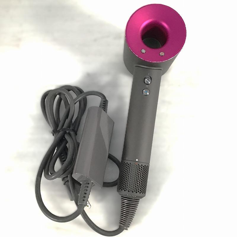 【中古品】 ダイソン / Dyson Supersonic Ionic HD08 ULF IIF N マイナスイオン ドライヤー 2022年製 P3E-JP-RCJ1034A アイアン / フューシャ 30020153