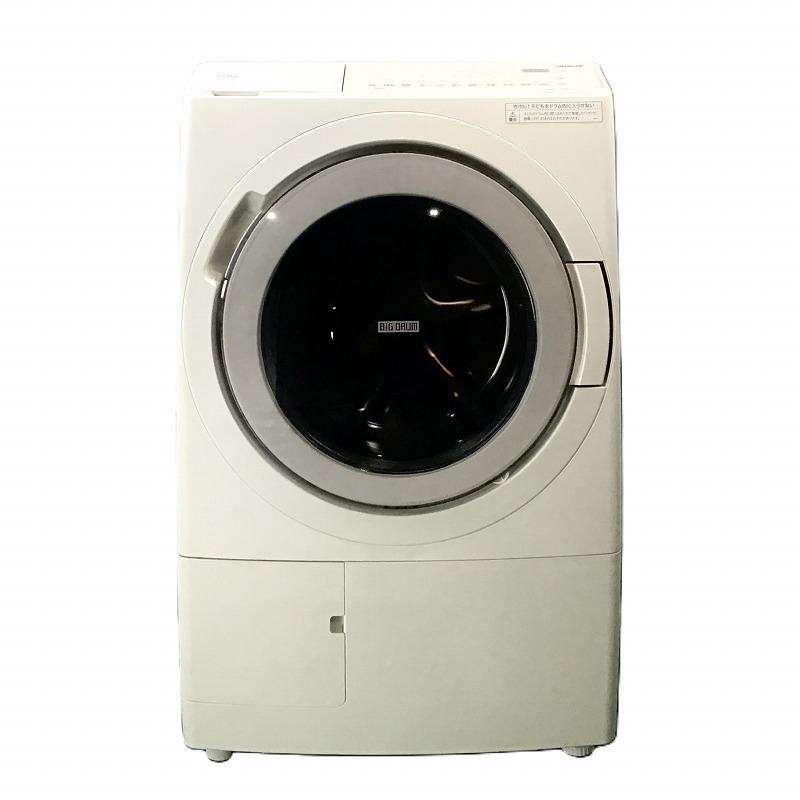 【中古品】 日立 / HITACHI ビッグドラム BD-SV120HR 右開き 風アイロン ドラム式洗濯乾燥機 2023年製 12kg ホワイト 30020245 129,800円