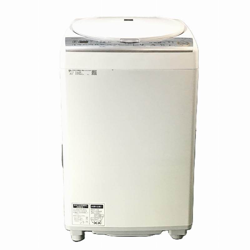 【中古品】 シャープ / SHARP 電気洗濯乾燥機 ES-TX8C-W 上開き 穴なし槽 洗濯乾燥機 2019年製 8kg ホワイト 30020263 25,080円