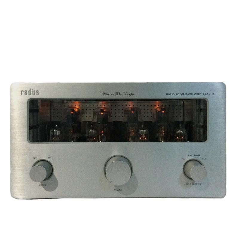 【中古品】 ラディウス / radius 無意味さ管アンプリファイアー RA-VT11 ハイレゾ相応う プリメインアンプ 2008年 しろがね色 30020490