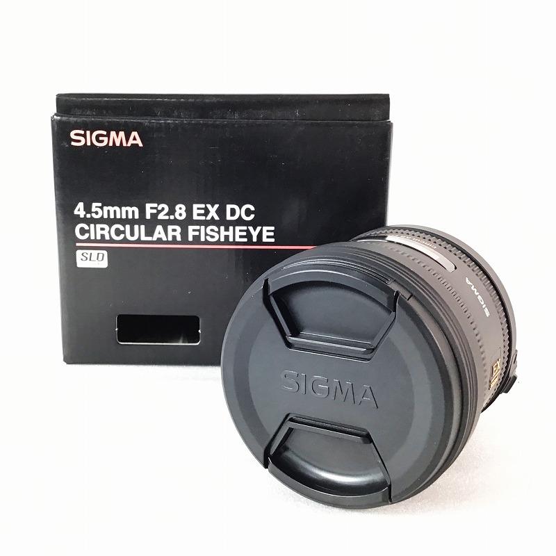 【中古品】 シグマ / SIGMA 0085126486556 4.5粍 F2.8 EX DC CIRCULAR FISHEYE HSM 外回り広角レンズ 単興味の中心水晶体 2008年 ニコンFマウント 30020860