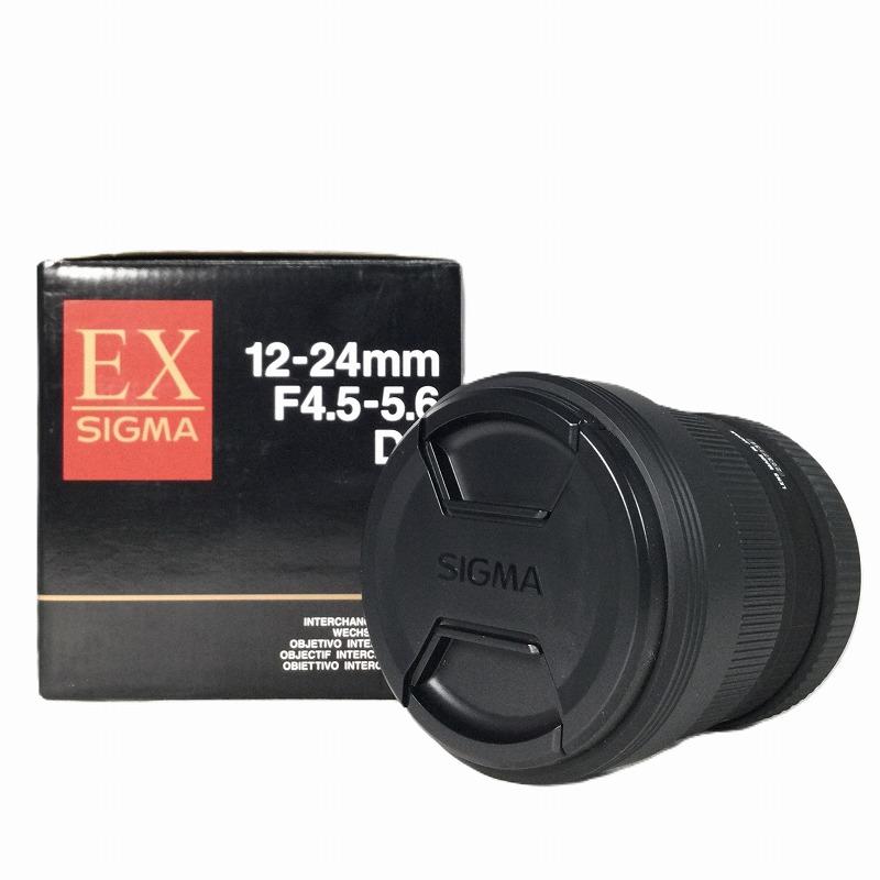 【中古品】 シグマ / SIGMA ニコン用・超広角望遠レンズ 12-24粍 F4.5-5.6 EX DG ASPHERICAL 2003年 AF/MF ニコンFマウント系 30020918