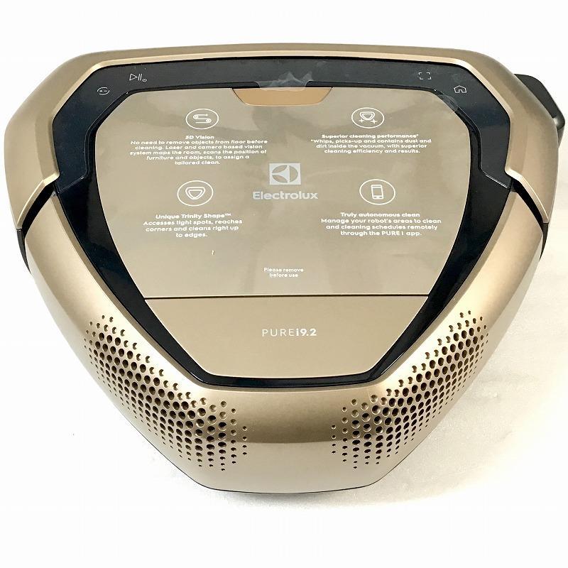 【未開封中古品】 エレクトロラックス / Electrolux PUREi9.2 PI92-6DGM ロボット掃除機 ロボットクリーナー 2019年 ダークゴールド 30020923 30020923 2019年 ダークゴールド 2時間 パワーモード：60分 通常モード：100分 サイレントモード120分 700ml｜クラシカ
