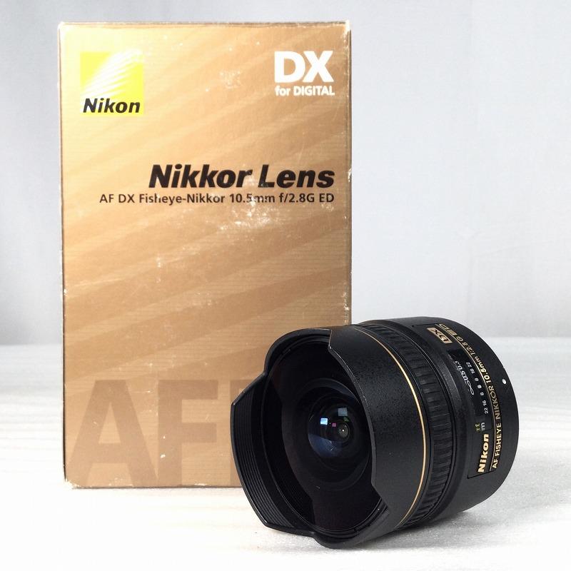 【中古品】 ニコン / Nikon DX専用・小型広角レンズ AF DX FISHEYE ED 10.5/2.8G 単興味の中心水晶体 2003年 AF ニコンFマウント 318137 30020926
