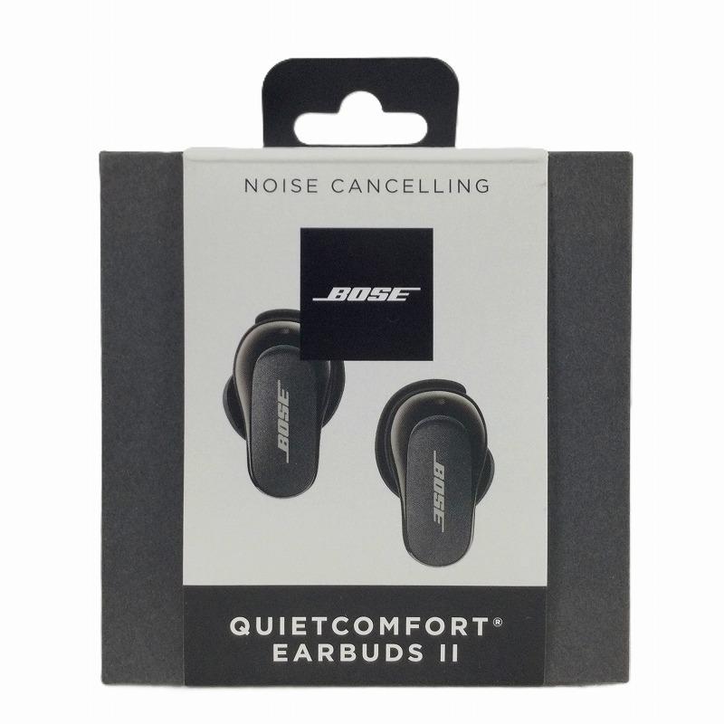 【未開封中古品】 ボーズ / BOSE ノイズキャンセリングイヤホン QC EARBUDS II BLK インナーイヤー / 完全ワイヤレス(左右分離型) イヤホン 2022年 30021031