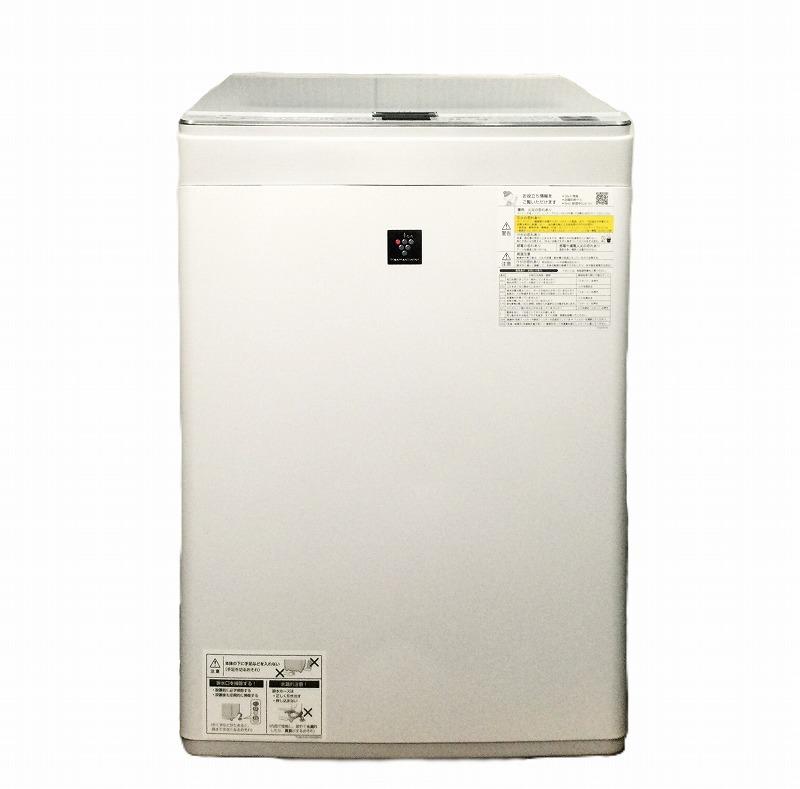 【中古品】 シャープ / SHARP 穴なし槽・電気洗濯乾燥機 ES-PX8E 上開き・ヒーター式 (排気タイプ) 洗濯乾燥機 2020年製 8kg/4.5kg 温風洗浄 ホワイト 1005461 30021050 24,732円
