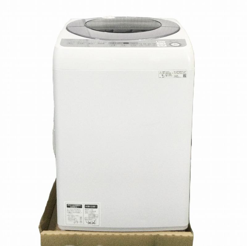 【中古品】 読みやすい / SHARP 全自動小銃灯し火洗い濯ぎ機 ES-GV8D-S 穴なし槽 2020年製 8kg 風かわき切る しろがね色系 1049816 30021206 30021206 2020年製 8kg 風かわき切る しろがね色系 1049816