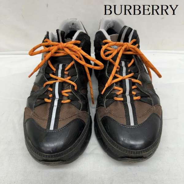 バーバリー Nylon and Nubuck Union 厚底 単位労働組合 スニーカー 40 レディース 25.0糎 ISItems【USED】【古着】【中古】50095379