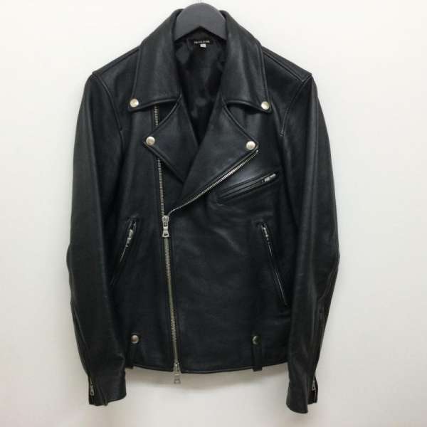 ※希少サイズ FREAK'S STORE ブラックレザージャケット XL セール】【べストセラー】フェイクレザーブルゾン/ビッグ