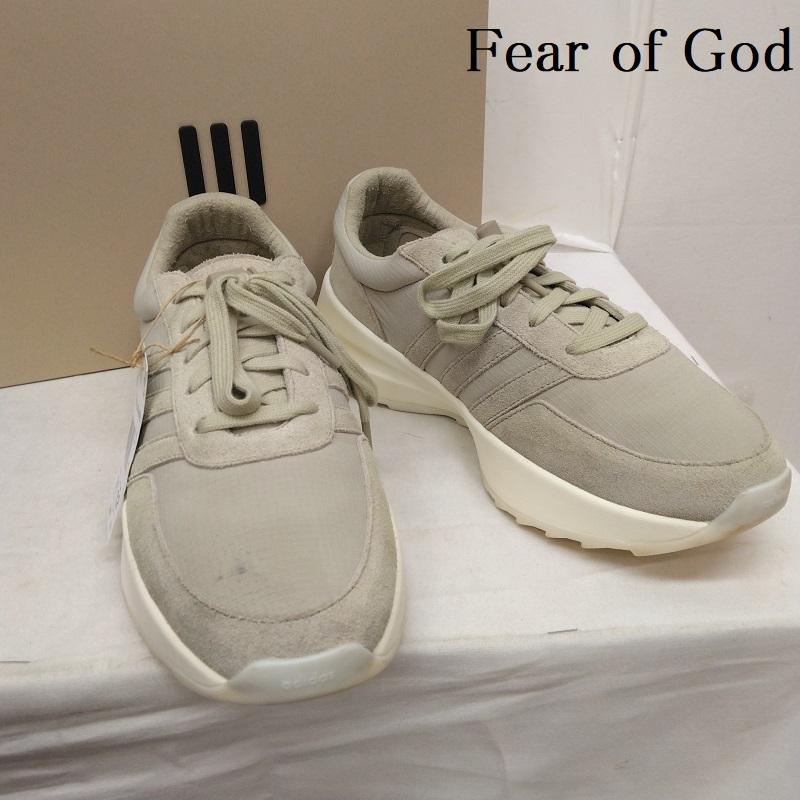 フィアーオブゴッド ATHLETICS adidas Los Angeles Runner Sesame Cloud White IF1758 29.0糎【USED】【古着】【中古】50107844