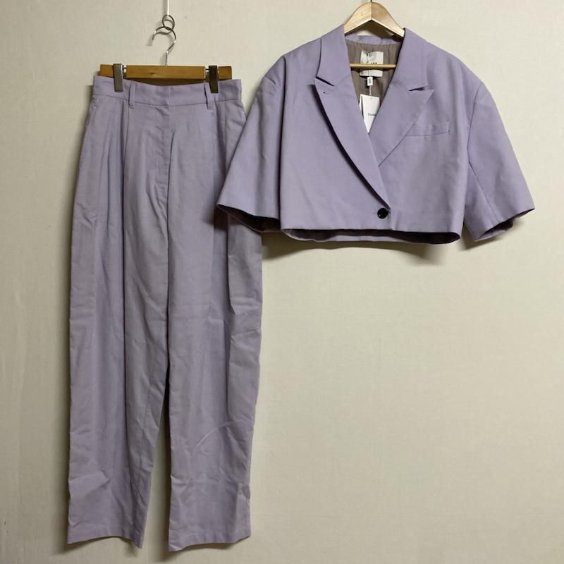 クラネ CLANE CROPPED TAILORED JACKET CURVE LINE PANTS セットアップ 心地よい背広 16103-0472 / 16110-7322 レディース 2 ISItems【USED】【古着】【中古】50113191