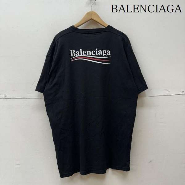 バレンシアガ キャンペーン ロゴ プリント 半袖 Tシャツ メンズ M ISItems【USED】【古着】【中古】50113505