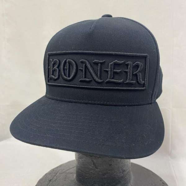 古着 the BONEZ BONER SNAPBACK CAP ブラック cotton100% メンズ 表記無し ISItems【USED】【古着】【中古】50121325