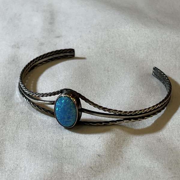 楽天市場】市松 シルバー スパイラル バングル【中古】 : ブランド