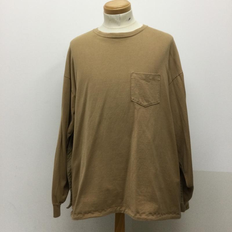 レミ レリーフ REMI RELIEF 変形マスクエステル切替ロンT メンズ L ISItems【USED】【古着】【中古】50123708