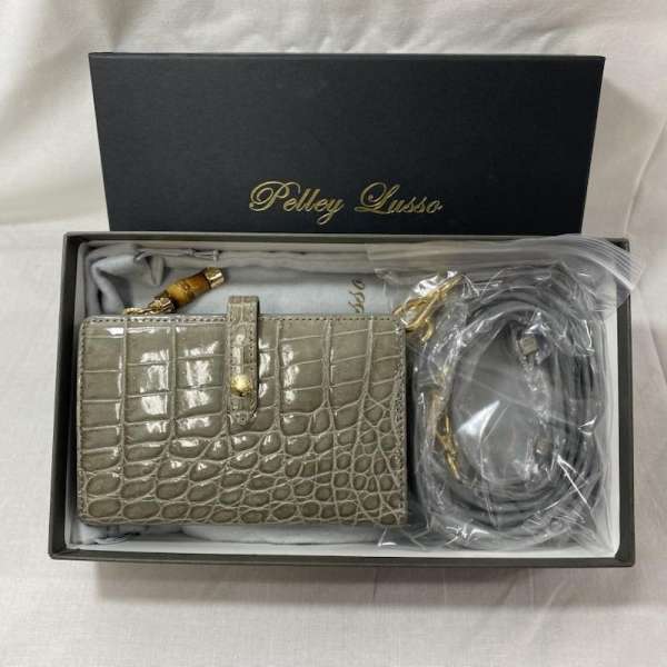 Pelley Lusso ペレリールッソ　ヒマラヤ　クロコダイル　長財布 クロコダイル 財布 長財布 ペレリールッソ PELLEY LUSSO