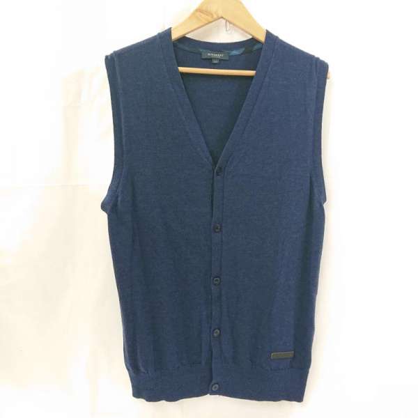 バーバリーロンドン Burberry London バーバリーロンドン ニットベスト Vネック メンズ LL ISItems【USED】【古着】【中古】50125234