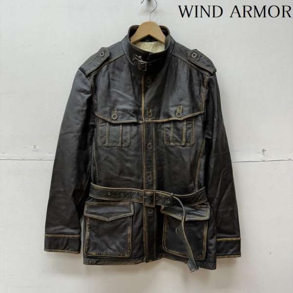 レザージャケット WindArmor 中古・古着通販】Wind Armor (ウィンドアーマー) レザー
