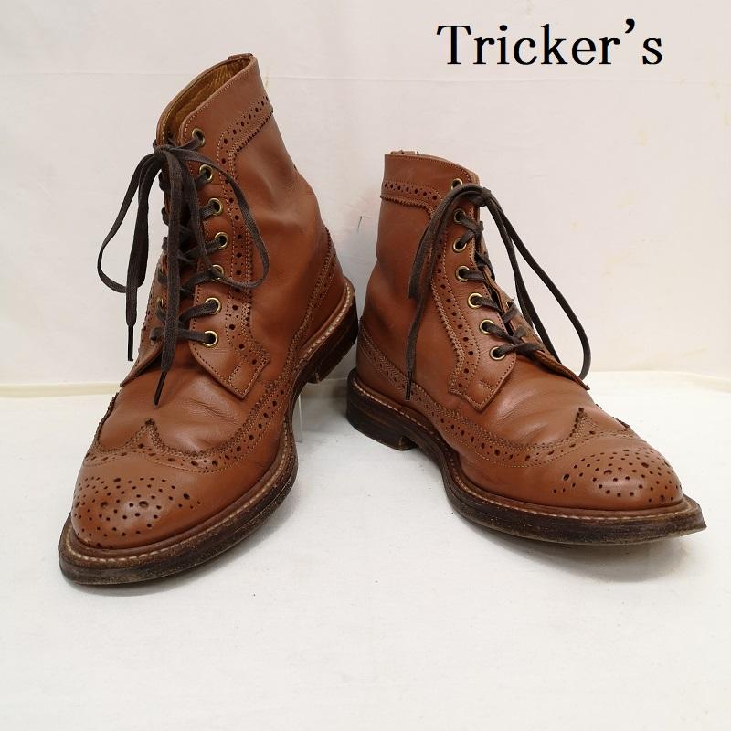トリッカーズ MALTON カントリー スピード競技引きあげる ブーツ 舞台の袖手当て UK：7.5【USED】【古着】【中古】50127900