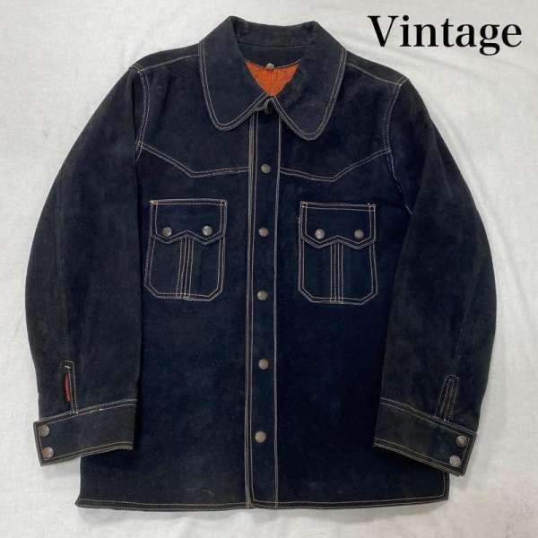 楽天市場】80年代 STEER BRAND 本革スエードレザー フリンジ コンチョ