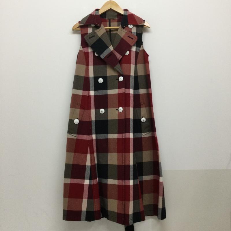 ブルーレーベル・クレストブリッジ bluelabelcrestbridge 赤照合のしるし トレンチ衣装 ジレ 胴締め 38【USED】【古着】【中古】50129686