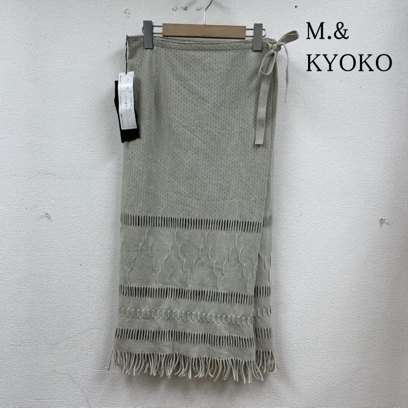古着 M.\u0026amp;KYOKO 一巡り ロング 巻きスコート ウエスタン 透かし飾り付け フリンジ 下げ札付き添い人 側面シュロの葉 レディース M ISItems【USED】【古着】【中古】50129810 スカート-ボトムス