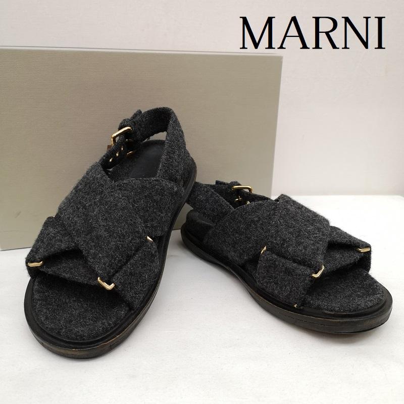 マルニ フスベット フェルト サンダル 36 レディース 23.5cm ISItems【USED】【古着】【中古】50130091